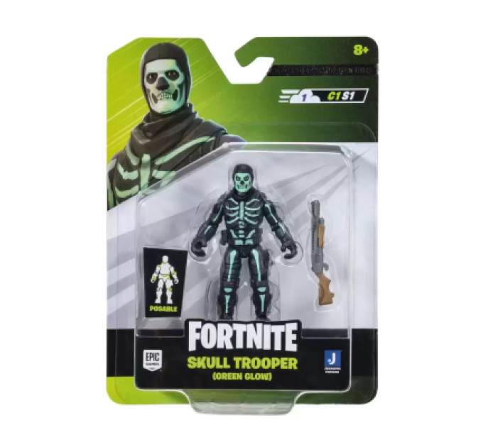 Fortnite Фігурка Fortnite Micro Legendary Skull Trooper - Green, 6 см (FNT0949)