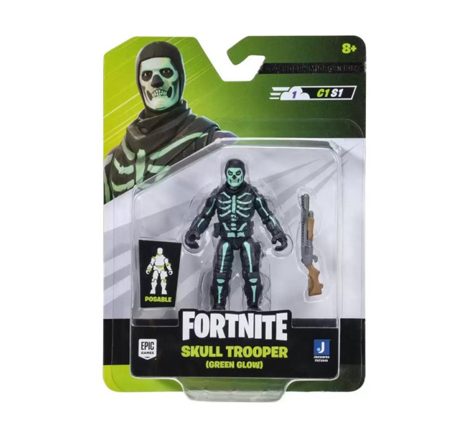 Fortnite Фігурка Fortnite Micro Legendary Skull Trooper - Green, 6 см (FNT0949)