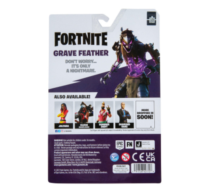 Fortnite Фігурка Fortnite Solo Mode Grave Feather, 10 см (FNT1010)