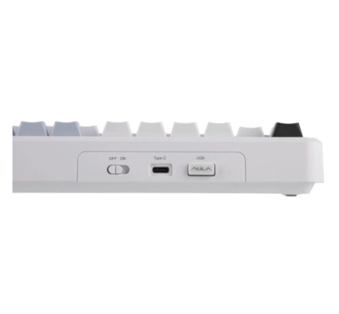 Aula Клавіатура Aula F108 Pro Reaper Switch USB/Bluetooth/2.4G White (6978080501318)
