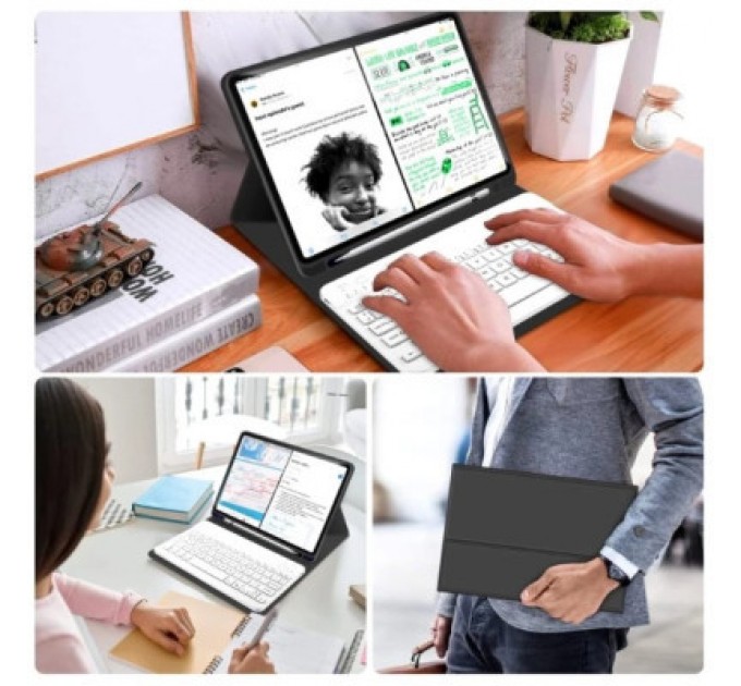 BeCover Чохол до планшета BeCover Keyboard Apple iPad 10.2 2019/2020/2021 Black (711134)