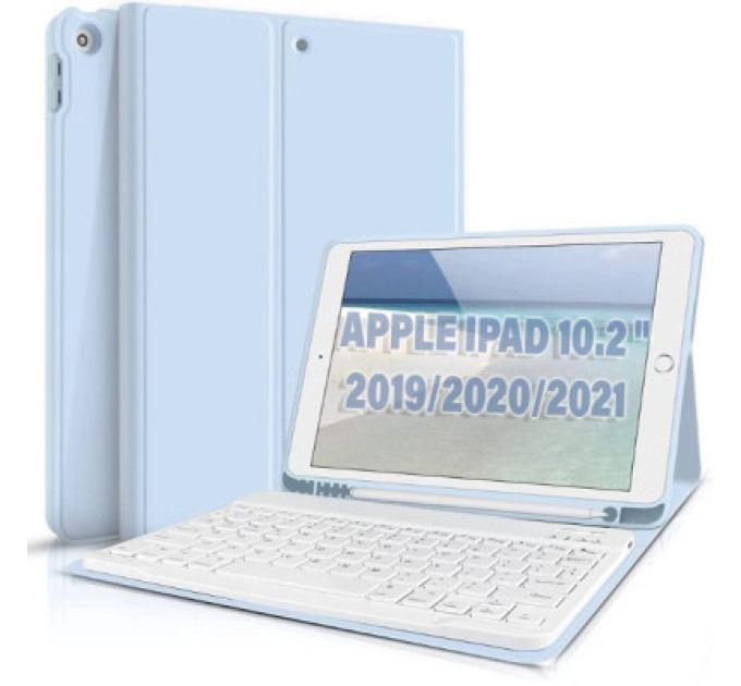 BeCover Чохол до планшета BeCover Keyboard Apple iPad 10.2 2019/2020/2021 Light Blue (711136)