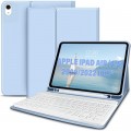 BeCover Чохол до планшета BeCover Keyboard Apple iPad Air (4/5) 2020/2022 10.9" Light Blue (711146)