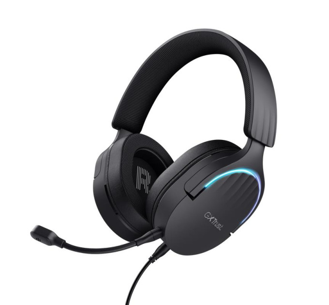 Trust Peripherals Гарнітура ігрова Trust GXT 490 FAYZO, 7.1, USB-A, 2м, чорний