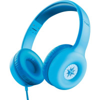 Навушники Trust Nouna Headphones mini-jack, Mic, Синій