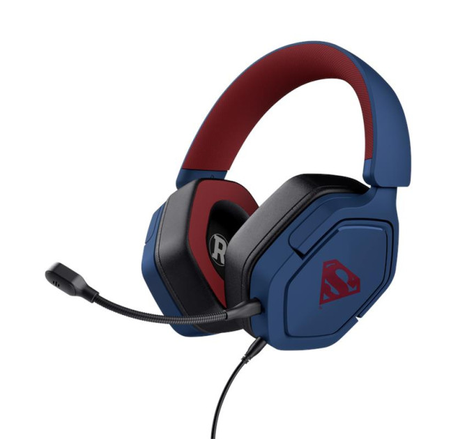 Trust Peripherals Гарнітура Trust GXT492SM Carus Superman edition, 3.5мм, синій