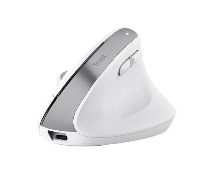 Trust Peripherals Миша Trust Bayo+ Multidevice Ergonomic, BT/WL/USB-A, біла