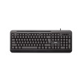 2E PC Accessories Клавіатура мембранна 2E KM1040 104key, USB-A, EN/UK, чорний