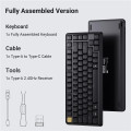 Keychron Клавіатура механічна Keychron J1 82Key, K pro Red, WL/BT/USB-A, QMK, Hot-swap, EN/UKR, RGB, чорний