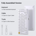 Keychron Клавіатура механічна Keychron J1 82Key, K pro Red, WL/BT/USB-A, QMK, Hot-swap, EN/UKR, RGB, білий