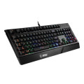 MSI peripherals Клавіатура мембранна MSI Vigor GK20 UA 104key, USB-A, EN/UKR/RU, ColorLED, чорний