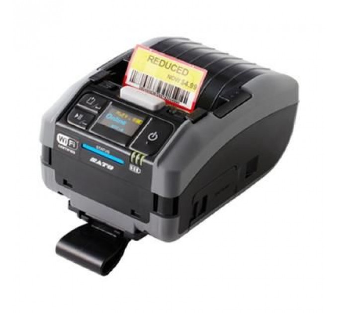 Принтер етикеток Sato PW208NX портативний, USB, Bluetooth, WLAN, Dispenser (WWPW2308G)
