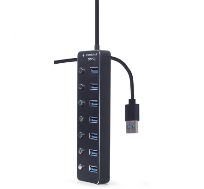 Концентратор Gembird USB 3.0 7 ports (UHB-U3P7P-01)