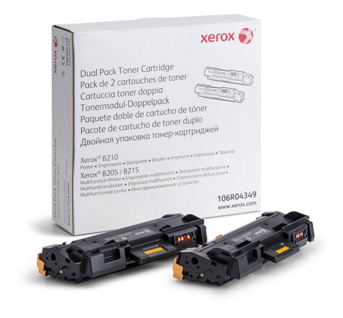 XEROX CHANNELS supplies Тонер картридж Xerox B205/B210/B215 Black (2*3000 стор) Подвійна упаковка