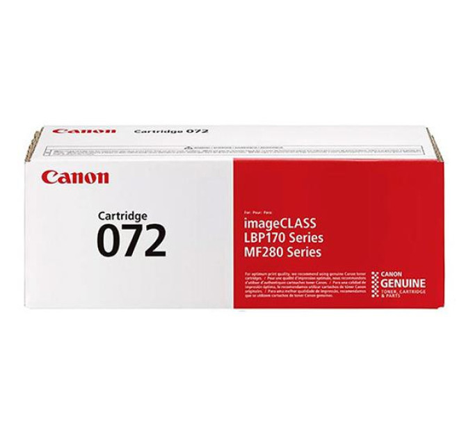 CANON supplies Картридж Canon 072 MF287dw Black (1400 стор.)