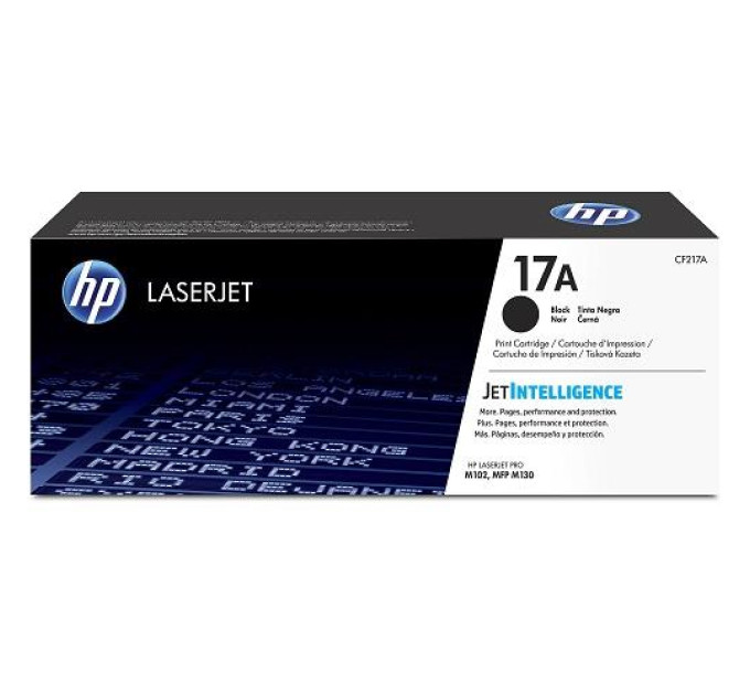 HP supplies Тонер картридж HP 17A LJ Pro M102/M130 Black (1600 стор)