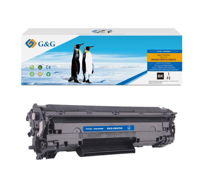 G&G Картридж G&G до HP LJ P1005/1006-G&G-712 Black (1500 стор)