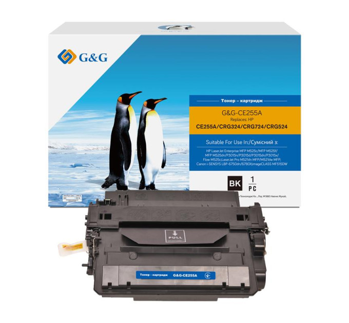 G&G Картридж G&G до HP LJ P3015 series-G&G-724 Black (6000 стор)