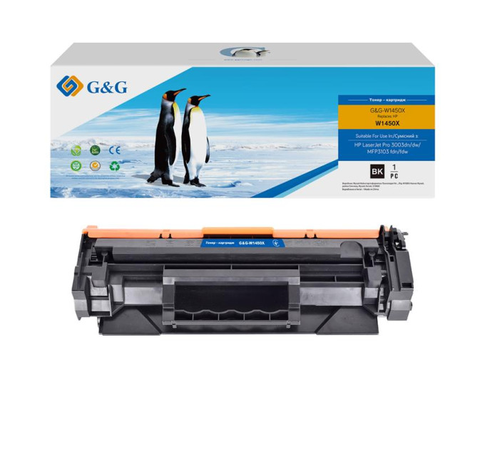 G&G Картридж G&G до HP 145X LJ Pro 3003/3103 Black (3 800 стор)