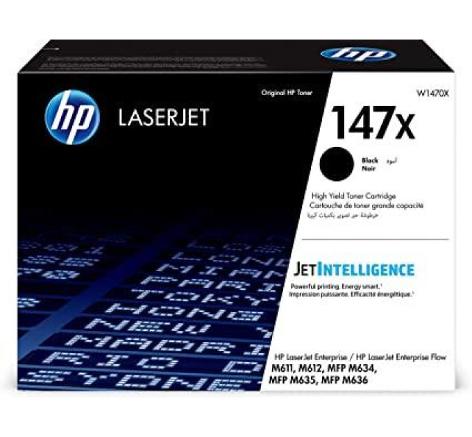 HP supplies Картридж HP 147X LJ M611/M612/M635/M636 Black (25 200стор)
