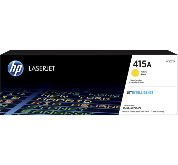 HP supplies Картридж HP 415A CLJ Pro M414/454/479, Enterprise M455/M480 Yellow (2100стор)
