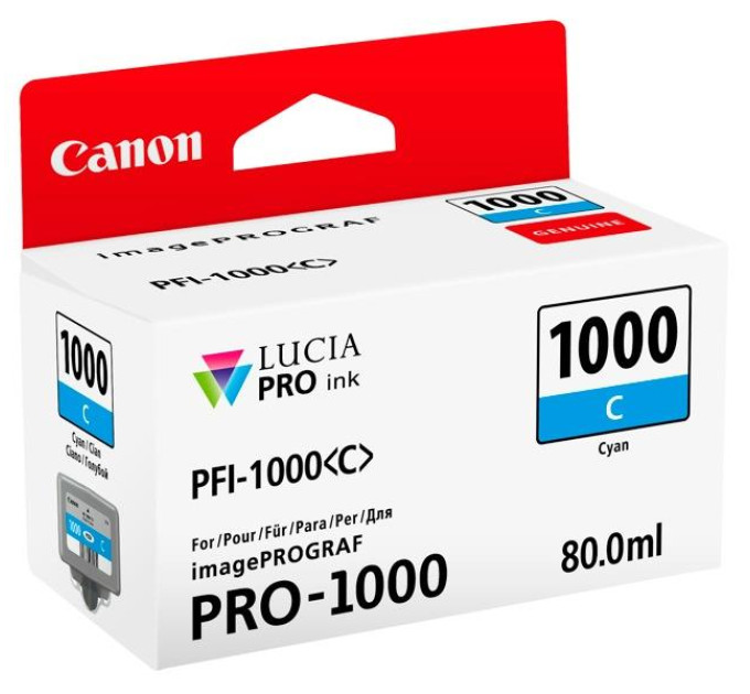 CANON supplies Картридж струменевий Canon PFI-1000C (Cyan)