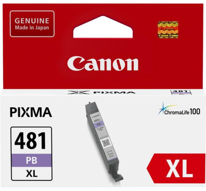 CANON supplies Картридж струменевий Canon CLI-481PB XL PIXMA TS8140/9140/8240/8340 Photo Blue