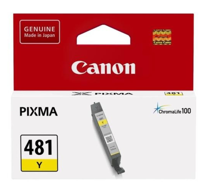 CANON supplies Картридж струменевий Canon CLI-481 PIXMA TS6140/8140/9140/TR7540/8540/TS6240/9540/8240/704/8340/6340 Yellow