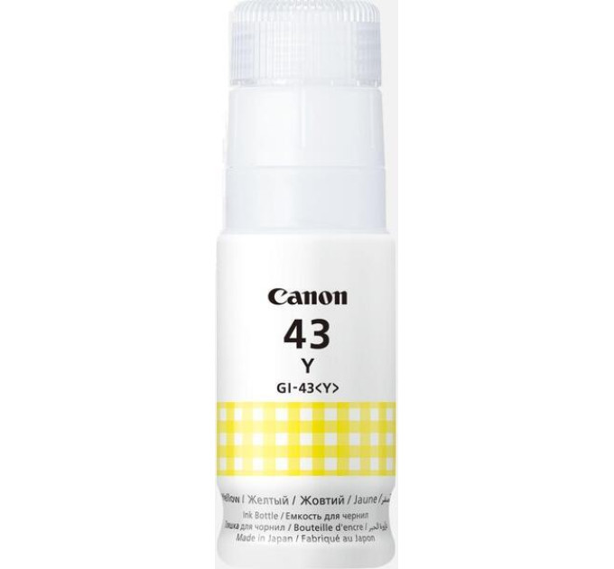 CANON supplies Контейнер з чорнилом Canon GI-43 PIXMA G540/G640 Yellow