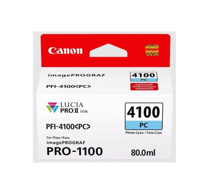 CANON supplies Картридж струменевий Canon PFI-4100 imagePROGRAF PRO-1100 Photo Cyan