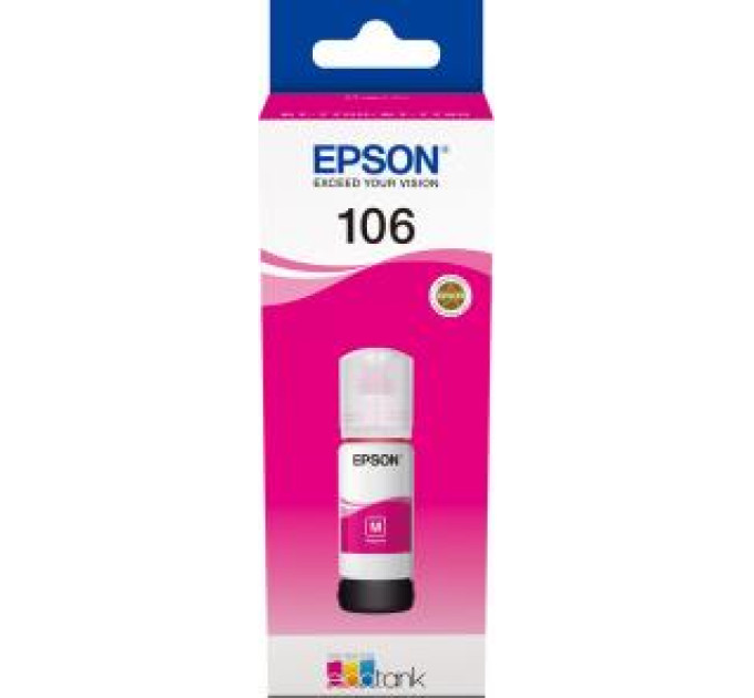 EPSON supplies Контейнер з чорнилом Epson 106 EcoTank L7160/L7180 magenta