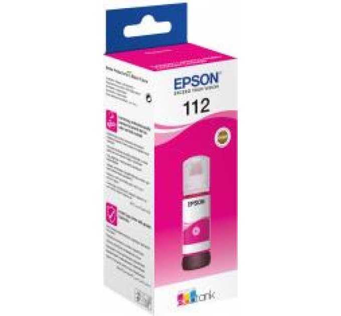 EPSON supplies Контейнер з чорнилом Epson 112 EcoTank L11160/L15150/L15160/L6490/L6550/L6570/L15180/L6580 Magenta pigm
