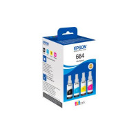 Контейнери з чорнилом Epson T664 EcoTank  L110/L120/L121/L1300/L1455/L210/L300/L3050/L3060/L3070/L355/L382/L386/L486/L550/L605/L655/L364/L132/L222/L312/L366/L456/L566 Multipack (C,M,Y,Bk)