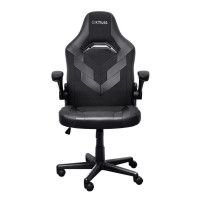Крісло Trust GXT703 Riye, ПУ шкіра, Foldable Armrests, чорний
