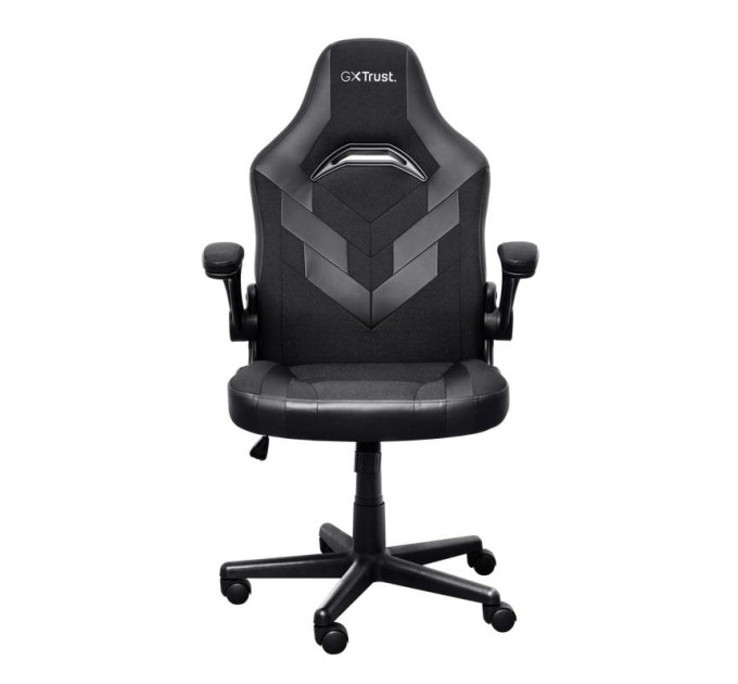 Trust Peripherals Крісло Trust GXT703 Riye, ПУ шкіра, Foldable Armrests, чорний
