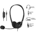2E Multimedia Гарнітура ПК стерео On-ear 2E CH11 mini-jack, omni-mic, 1.2м, чорний