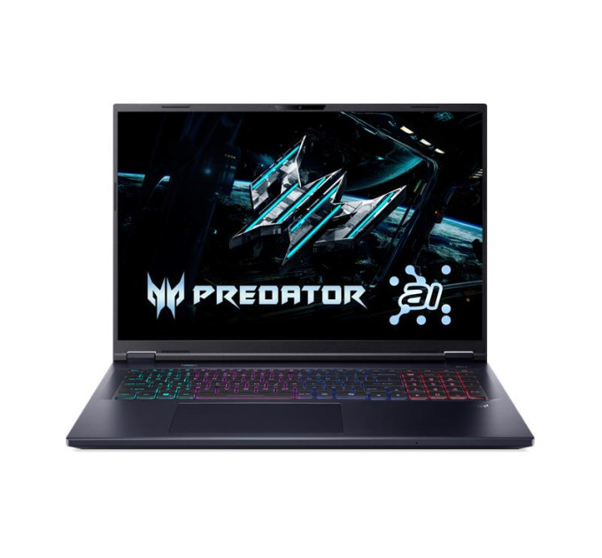ACER computers Ноутбук Acer Predator Helios Neo 18 PHN18-72 18" WQXGA IPS, Intel U9-275HX, 32GB, F1TB, NVD5070Ti-12, Lin, чорний
