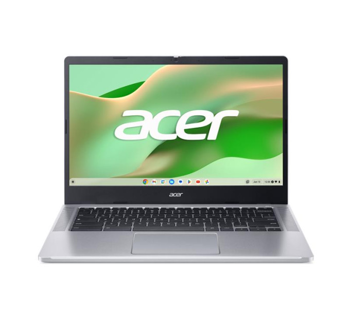 ACER computers Ноутбук Acer Chromebook CB314-4H 14" FHD IPS, Intel C N100, 8GB, F128GB, UMA, ChromeOS, сріблястий