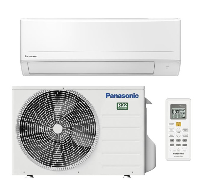 PANASONIC TT Кондиціонер Panasonic Super Compact BZ 35м2 інвертор 12000BTU 3.3кВт A++/A+ -15°С R32 білий