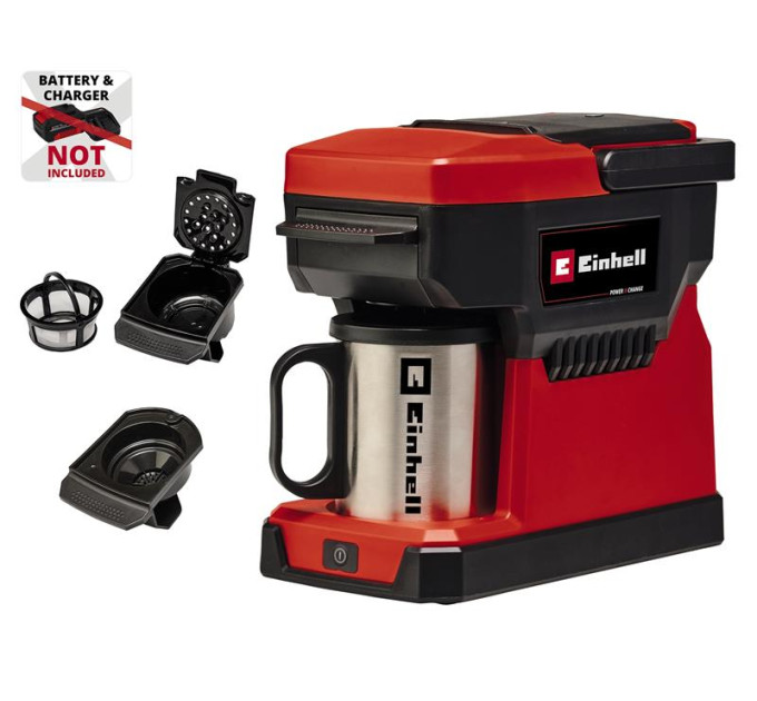 Einhell Кавомашина акумуляторна Einhell TE-CF 18 Li - Solo PXC 18В 240мл 80°С 1.2кг без АКБ та ЗП