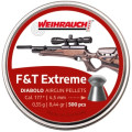 Weihrauch Пульки Weihrauch F&T Extreme 4,5 мм 0,55 г 500 шт (AM20010)