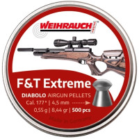Пульки Weihrauch F&T Extreme 4,5 мм 0,55 г 500 шт (AM20010)