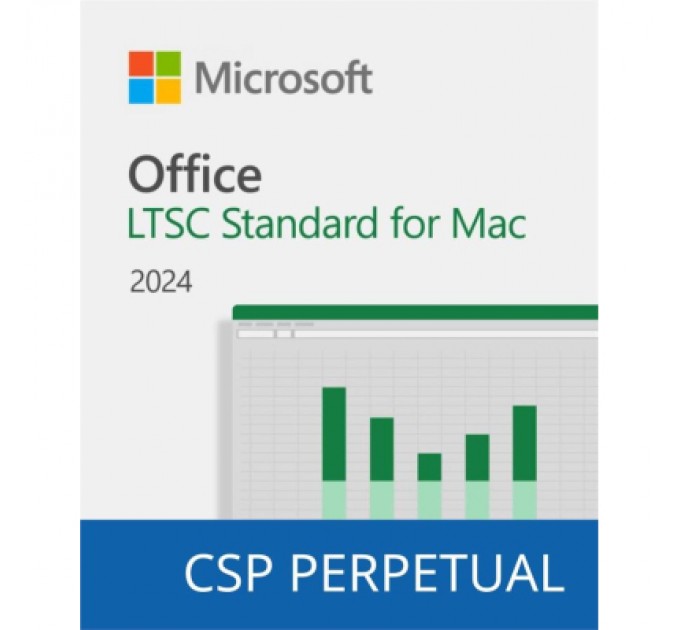 Офісний додаток Microsoft Office LTSC Standard for Mac 2024 Commercial Software, Perpetual (DG7GMGF0PN5C_0001)