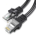Essager Патч-корд 10м UTP cat 6 RJ45 TopSpeed Ethernet Flat Cable Black Essager (EXCWXB-JSF01)