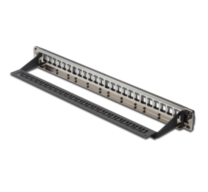 Digitus Патч-панель 19" 1U 24 порти набірна Kyestone Digitus (DN-91411-LF)