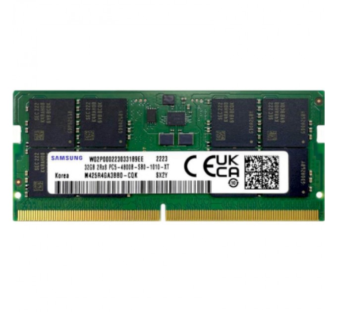 Samsung Модуль пам'яті для ноутбука SoDIMM DDR5 32GB 4800 MHz Samsung (M425R4GA3BB0-CQKOD)