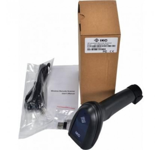 Сканер штрих-коду ІКС 5208RC/2D wireless USB, without cradle black (ІКС-5208RC-BT-2D-USB)