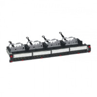Рама Legrand 19", 1U, для складальної патч-панелі 24 порти, UTP/FTP, набірна, пластиковий організатор, чорна