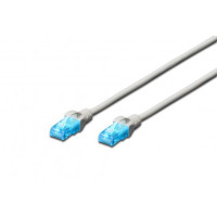Патч-корд 2E CAT 5e, UTP, 15м, 26AWG, RJ45, 7/0.16, Cu, LSZH, сірий