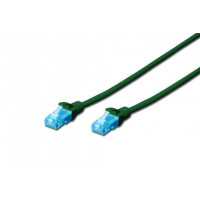 Патч-корд 2E CAT 5e, UTP, 1м, 26AWG, RJ45, 7/0.16, Cu, LSZH, зелений